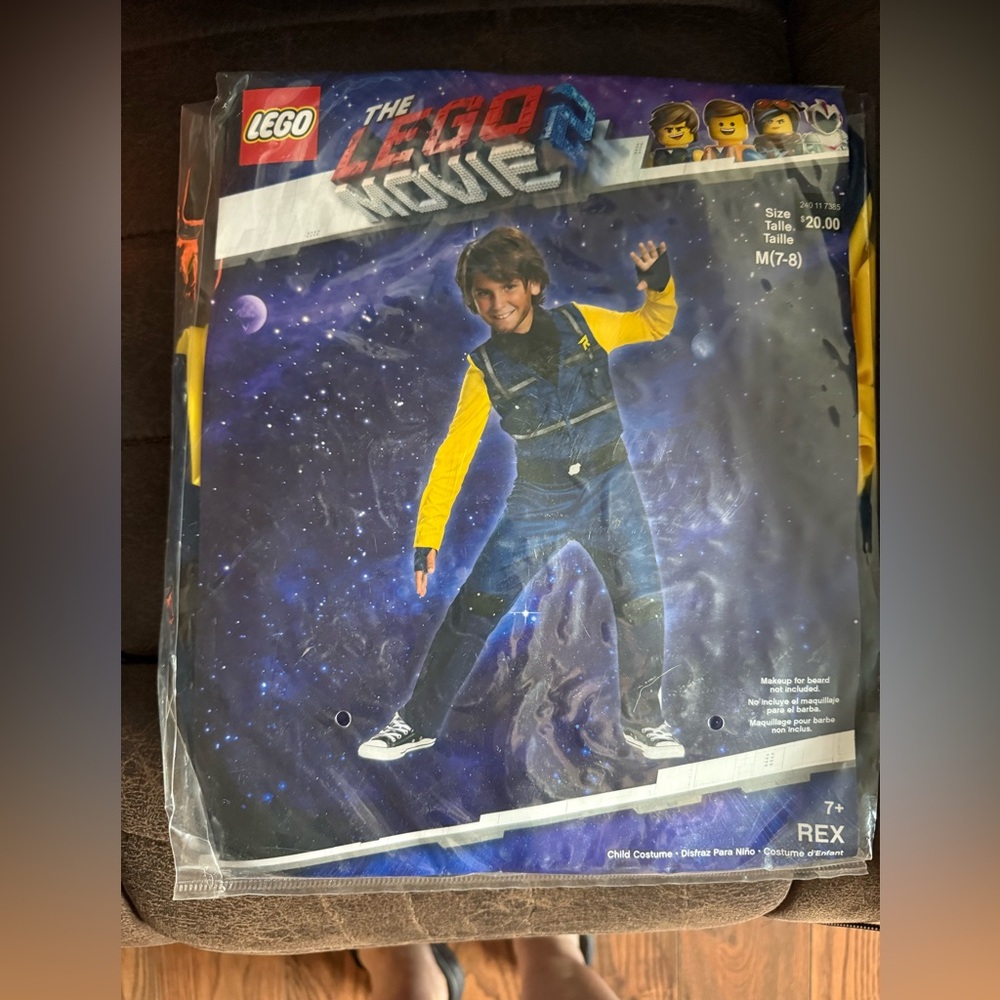 LEGO Blue and Yellow Kids Costume